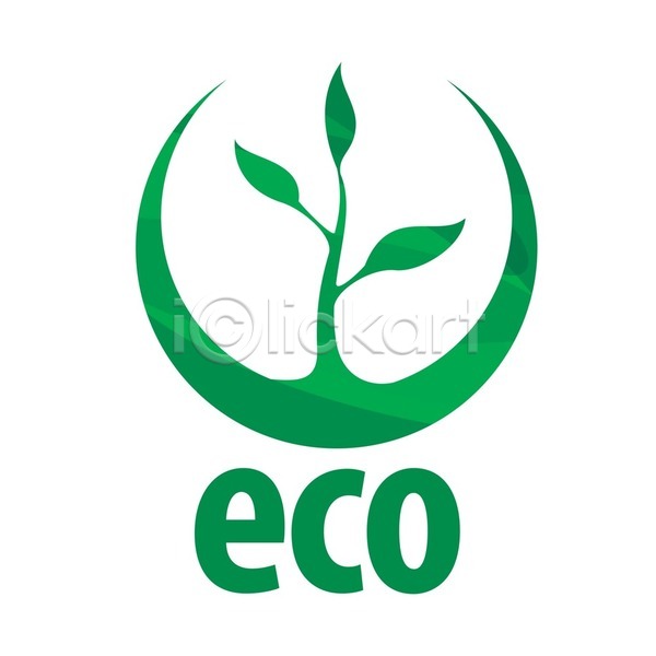 사람없음 EPS 일러스트 해외이미지 그린에너지 나무 새싹 심볼 에코 원형 잎 초록색 친환경 해외202004 해외202105