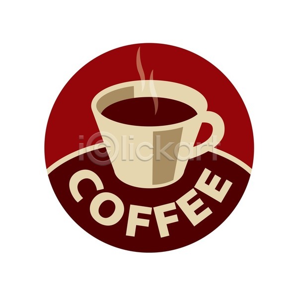 사람없음 EPS 일러스트 해외이미지 디자인 머그컵 백그라운드 심볼 커피 커피잔 해외202004 해외202105