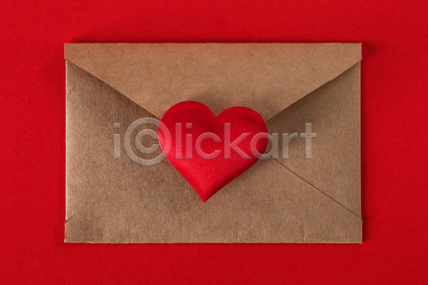 사랑 사람없음 JPG 포토 해외이미지 빨간색 편지봉투 하트 해외202004 해외202105