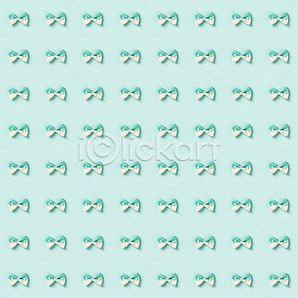 귀여움 사람없음 JPG 포토 하이앵글 해외이미지 리본 실내 일렬 파란배경 패턴 해외202004