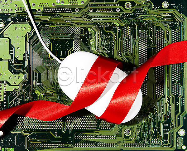사람없음 JPG 포토 끈 리본 마우스 반도체 백그라운드 빨간색 오브젝트 정보기술 컴퓨터용품 회로판