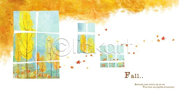따뜻함 사람없음 PSD 일러스트 가을(계절) 가을배경 계절 나무 낙엽 단풍 단풍나무 백그라운드 사계절 숲 식물 창문 창밖 풍경(경치)