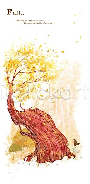 따뜻함 사람 여자 여자만 여자한명만 한명 PSD 일러스트 가을(계절) 가을배경 계절 나무 낙엽 단풍 단풍나무 백그라운드 사계절 식물 풍경(경치)