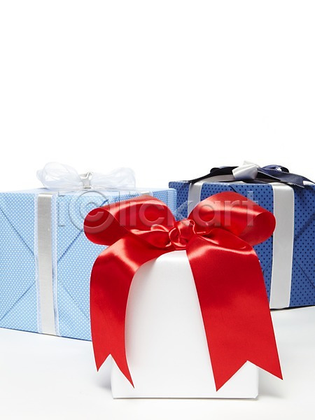 사람없음 JPG 포토 리본 빨간색 상자 선물 선물상자 선물포장 스튜디오촬영 실내 오브젝트 이벤트 장식 컬러 파란색 포장