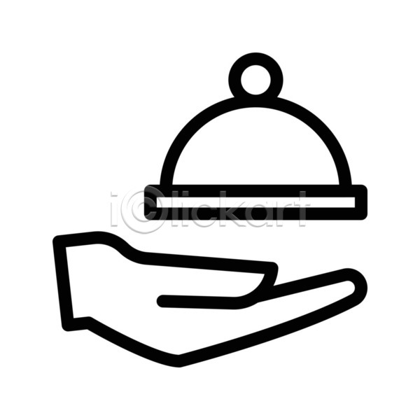 EPS 실루엣 아이콘 일러스트 해외이미지 고립 금속 덮개 디자인 백그라운드 서브 서비스 손 식당 식사 심볼 요식업 웨이터 은색 음식 쟁반 저녁식사 점심식사 접시 플랫 해외202105 흰색