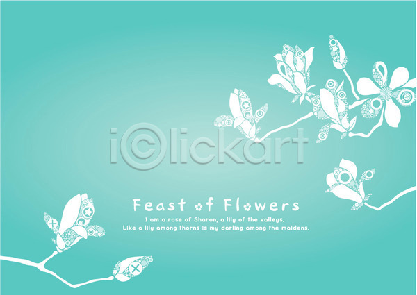 사람없음 EPS 카드템플릿 템플릿 꽃 꽃무늬 단어 무늬 문양 문자 백그라운드 식물 영어 잔치 초록색 축제 카드(감사) 파티 패턴