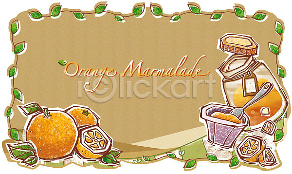 사람없음 PSD 라인일러스트 일러스트 초크일러스트 과일 마멀레이드 백그라운드 선 숟가락 오렌지 오렌지마멀레이드 음식 잼