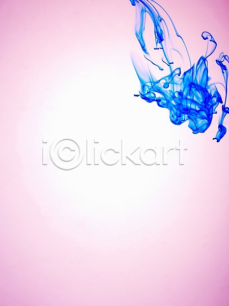 흐름 사람없음 JPG 포토 모양 백그라운드 번짐 액체 잉크 잉크백그라운드 파란색 표현 하늘색