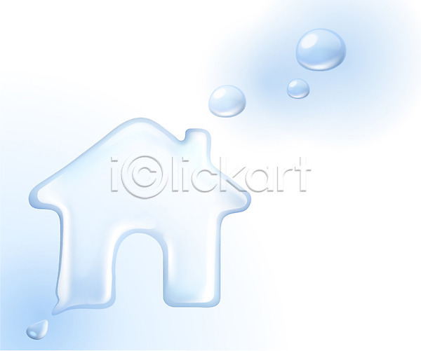 사람없음 EPS 디지털합성 일러스트 그래픽 모양 물방울 물방울백그라운드 주택 컬러 파란색
