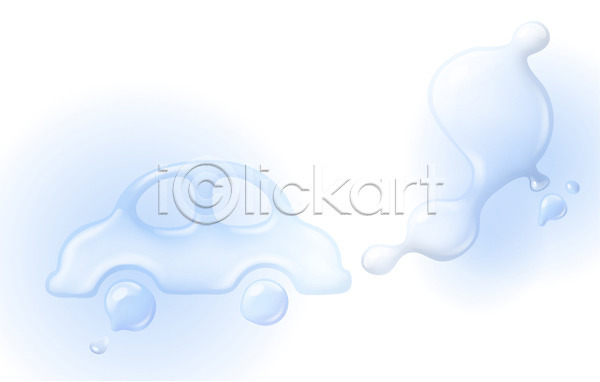 매연 환경오염 사람없음 EPS 디지털합성 일러스트 그래픽 물방울 물방울백그라운드 오염 자동차 차(자동차) 컬러 파란색