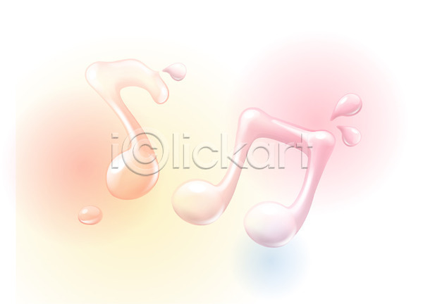 사람없음 EPS 디지털합성 일러스트 그래픽 문화 문화예술 물방울 물방울백그라운드 예술 음악 음표 컬러