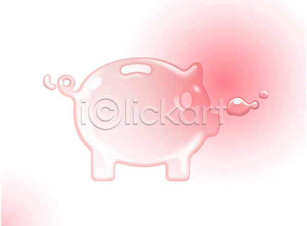 사람없음 EPS 디지털합성 일러스트 그래픽 금융의날 돼지저금통 물방울 물방울백그라운드 분홍색 저금통 저축 컬러