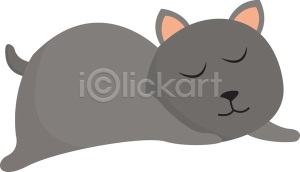 러블리 EPS 일러스트 포토 해외이미지 고립 고양이 귀 그림 눈(신체부위) 바닥 백그라운드 복숭아 세트 잠 클립아트 표현 해외202004 해외202105 회색 흰색