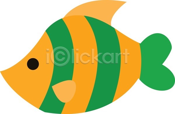 러블리 EPS 일러스트 포토 해외이미지 2 검은색 그림 꼬리 낫 노란색 눈(신체부위) 동물 모양 바다 생물 어류 저울 초록색 클립아트 하트 해외202004 해외202105