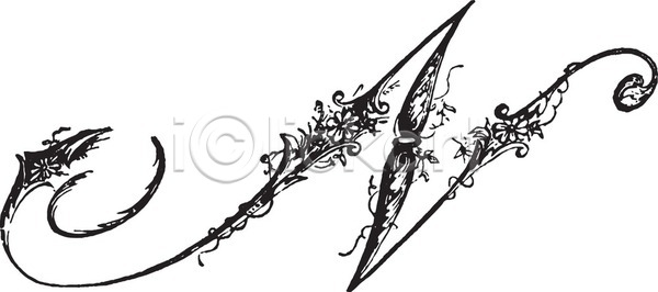 EPS 일러스트 해외이미지 N 검은색 그림 대본 미술 선 수확 장식 판화 편지 해외202004 해외202105 해외일러스트 흰색