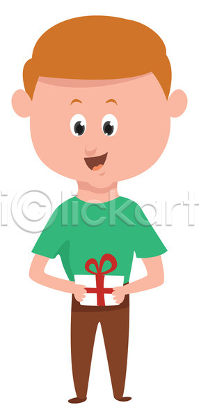 축하 행복 사람 사람없음 소년 어린이 JPG 일러스트 포토 해외이미지 가족 놀람 디자인 만화 백그라운드 상자 생일 선물 잡기 캐릭터 크리스마스 파티 플랫 해외202105 활 휴가 흰색