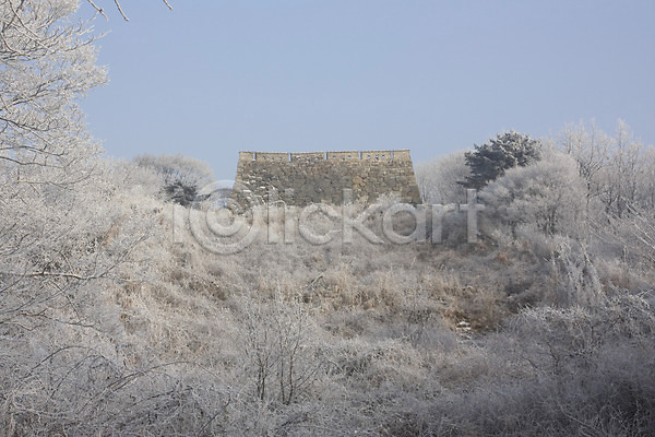 사람없음 JPG 포토 겨울 계절 담장 돌담 성 성벽 숲 식물 야외 자연 주간 풍경(경치) 한국