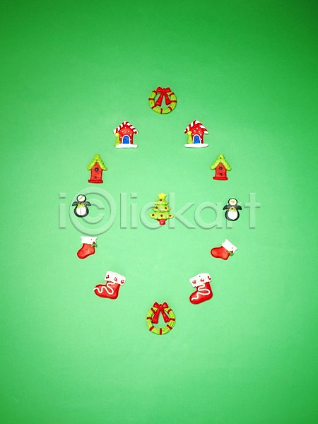 사람없음 JPG 포토 과자 눈사람 디저트 모양 양말 오두막 오브젝트 인형 장식 주택 초록색 크리스마스 크리스마스용품 크리스마스트리 화환