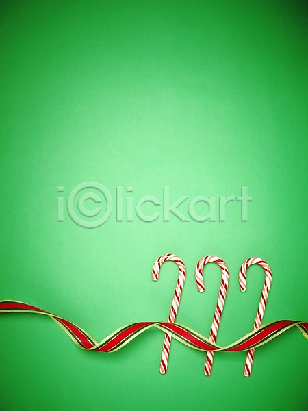 사람없음 JPG 포토 끈 디저트 모양 사탕 오브젝트 음식 장식 지팡이 초록색 크리스마스 크리스마스용품