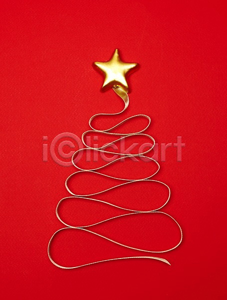 사람없음 JPG 포토 끈 모양 별 빨간색 오브젝트 장식 크리스마스 크리스마스용품 크리스마스트리