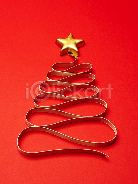 사람없음 JPG 포토 끈 모양 별 빨간색 오브젝트 장식 크리스마스 크리스마스용품 크리스마스트리