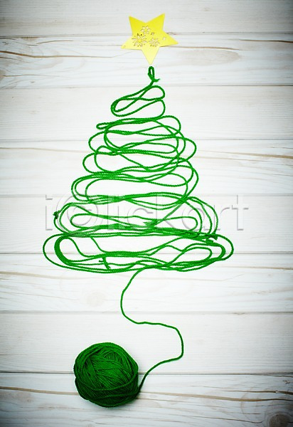 사람없음 JPG 포토 모양 뭉치 별 실뭉치 오브젝트 장식 초록색 크리스마스 크리스마스용품 크리스마스트리 털실