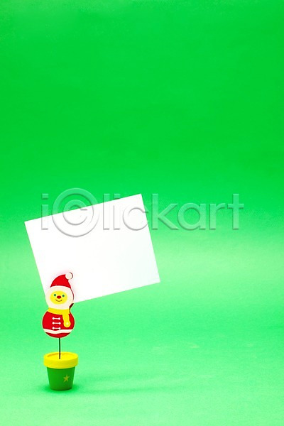 사람없음 JPG 포토 메모꽂이 메모지 모양 문구용품 산타클로스 오브젝트 인형 장식 종이 초록색 카드(감사) 크리스마스 크리스마스용품 학용품