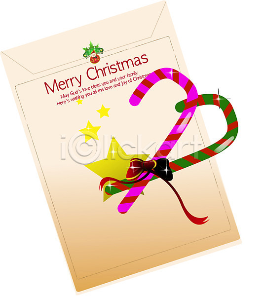 사람없음 EPS 일러스트 디저트 별 사탕 오브젝트 장식 지팡이 카드(감사) 크리스마스 크리스마스용품