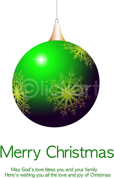 사람없음 EPS 일러스트 공 눈(날씨) 눈송이 모양 무늬 반짝임 오브젝트 장식 장식볼 초록색 크리스마스 크리스마스용품