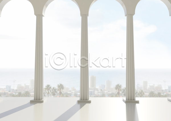 사람없음 JPG 일러스트 포토 해외이미지 구름(자연) 기둥 도시 디지털 방 빛 창문 카피스페이스 컴퓨터그래픽 하늘 해외202105 햇빛