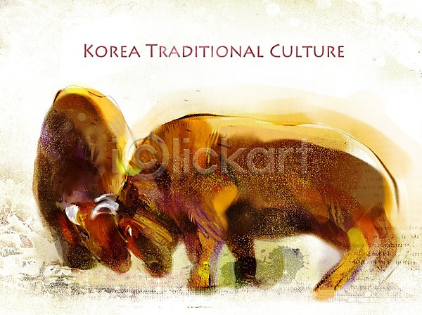 과거 사람없음 PSD 일러스트 가축 경기 동물 두마리 문화 소 소싸움 이벤트 전통 전통놀이 전통문화 전통축제 축제 투우 한국전통