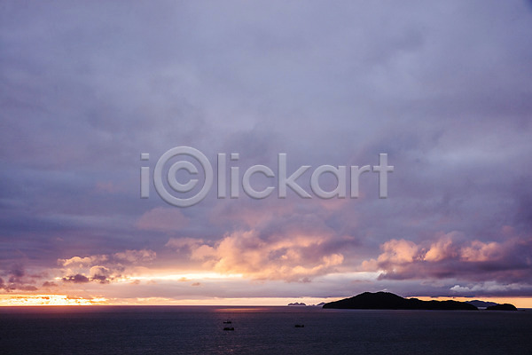 사람없음 JPG 포토 구름(자연) 바다 섬 야외 영광 일몰 전라남도 주간 풍경(경치) 하늘