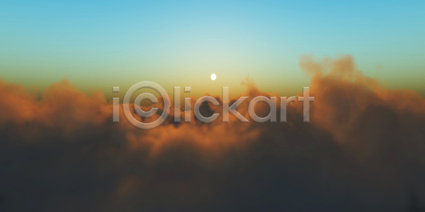 사람없음 3D JPG 포토 해외이미지 구름(자연) 일몰 태양 하늘