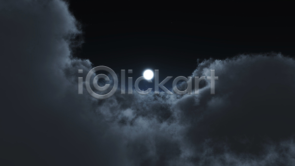 사람없음 3D JPG 포토 해외이미지 구름(자연) 달 밤하늘 별 야간