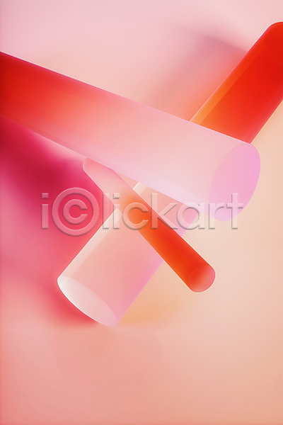 사람없음 3D PSD 디지털합성 편집이미지 백그라운드 분홍색 쌓기 원기둥 유리 입체도형 편집 편집소스