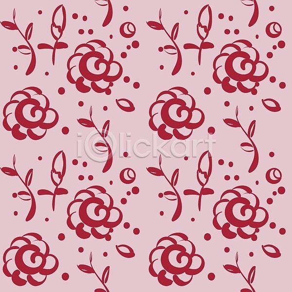 사람없음 EPS 일러스트 해외이미지 꽃 꽃무늬 낙서 백그라운드 얼룩 잎 타격 패턴 포스터 해외202004 해외202105