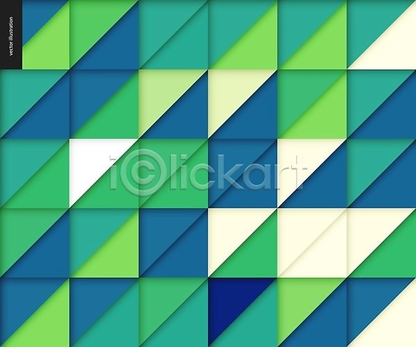 사람없음 EPS 일러스트 해외이미지 백그라운드 사각형 삼각형 심플 지오메트릭 초록색 추상 패턴 해외202004 해외202105