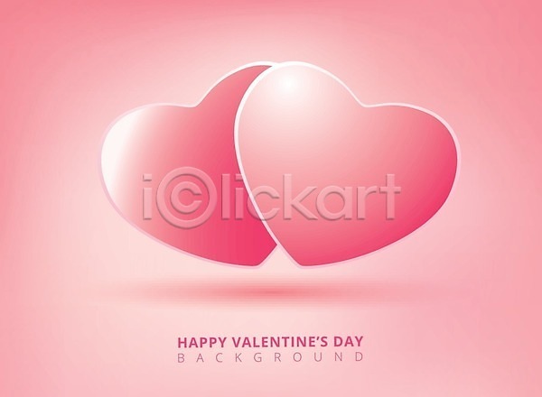 사랑 사람없음 EPS 일러스트 해외이미지 발렌타인데이 백그라운드 분홍색 하트 해외202004 해외202105