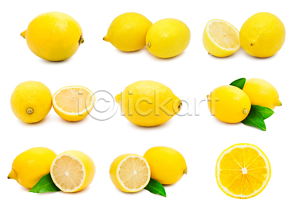 달콤 사람없음 JPG 포토 해외이미지 건강 노란색 레몬 유기농 잎 초록색 해외202004 해외202105