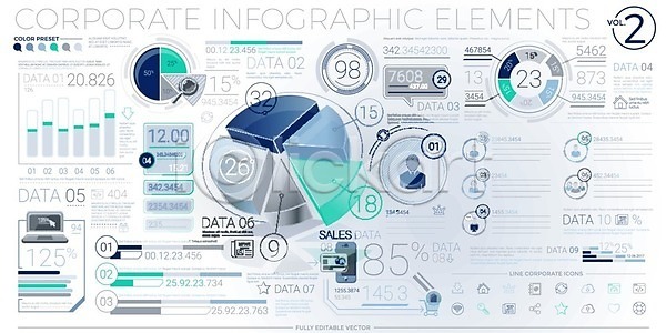 계획 분석 사람없음 3D EPS 아이콘 일러스트 해외이미지 흑백 경영 구매 그래프 비전 상업 서비스 인포그래픽 자료 초록색 파란색 판매 플랫 해외202004 해외202105
