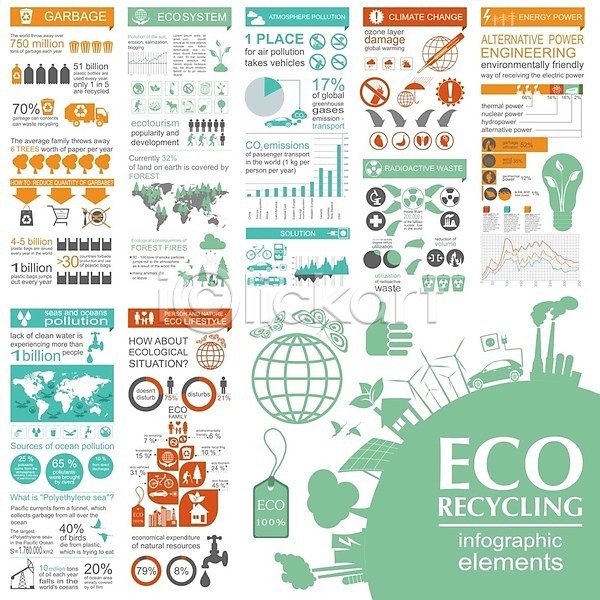 낭비 성장 사람없음 EPS 아이콘 일러스트 템플릿 해외이미지 공장 그래프 그래픽 나무 디자인 물 생태계 세트 시스템 에너지 에코 오염 인포그래픽 자연 재활용 정보 초록색 해외202004 해외202105