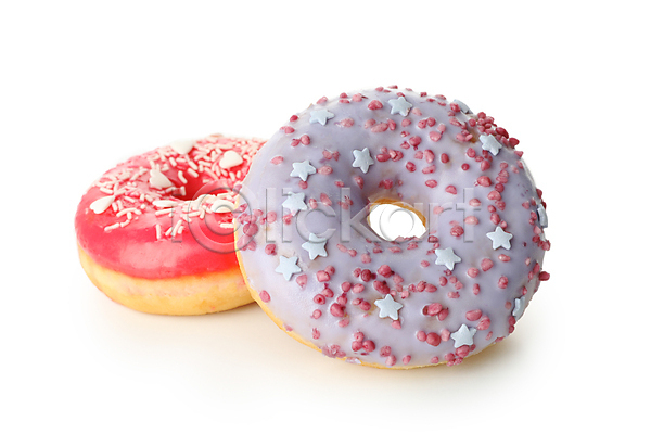 사람없음 JPG 근접촬영 포토 해외이미지 도넛 흰배경