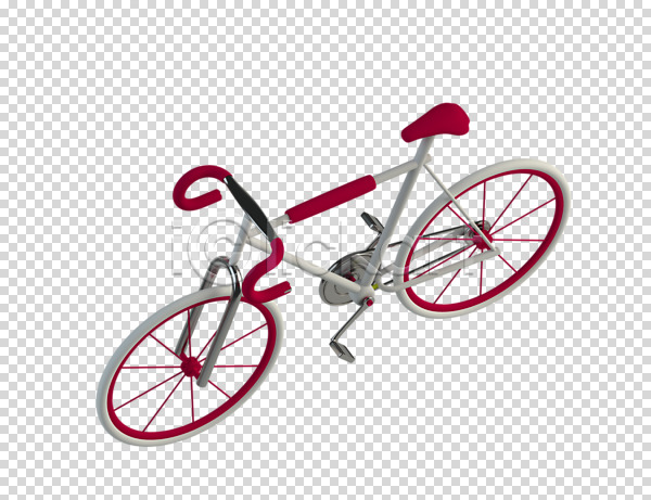 사람없음 3D PNG 디지털합성 편집이미지 3D소스 누끼 자전거 편집 편집소스