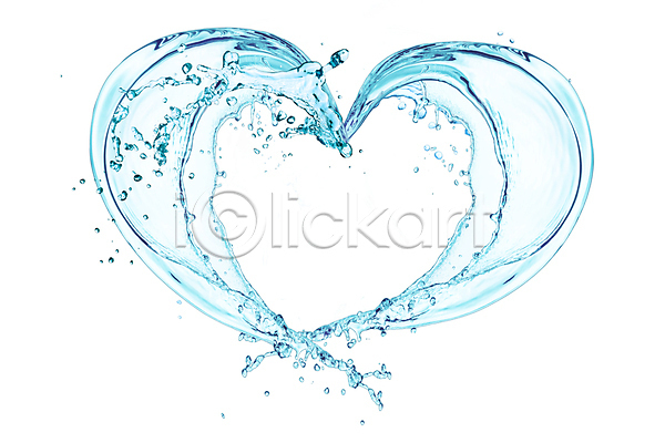 사랑 사람없음 JPG 포토 해외이미지 물 스플래쉬 액체 투명 하트 흰배경