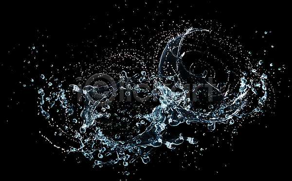 역동적 사람없음 JPG 포토 해외이미지 검은배경 물 스플래쉬 액체 투명