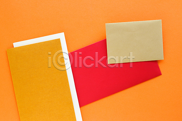 사람없음 JPG 포토 해외이미지 빨간색 실내 종이 주황색배경 프레임