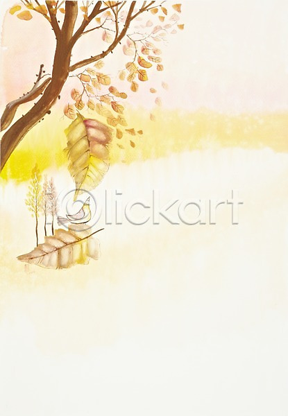 사람없음 JPG 일러스트 가을(계절) 가을배경 가을풍경 계절 그림 나무 나뭇잎 낙엽 동물 미술 백그라운드 수채화(물감) 시화 식물 잎 자연 조류 풍경(경치) 한마리