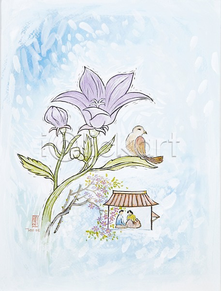 남자 두명 사람 여자 JPG 일러스트 계절 그림 꽃 동물 미술 백그라운드 봄 봄배경 봄풍경 수채화(물감) 시화 식물 여러송이 잎 자연 조류 주택 풍경(경치) 한마리 화초