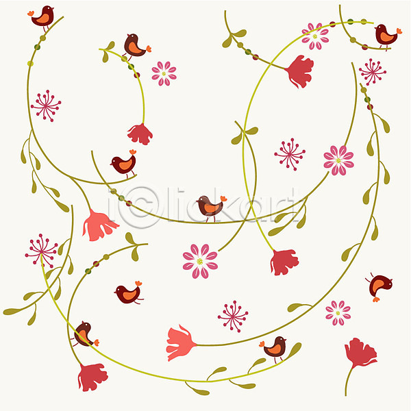 사람없음 EPS 일러스트 템플릿 꽃 꽃무늬 꽃백그라운드 꽃잎 동물 디자인 모양 무늬 문양 백그라운드 벽지 식물 잎 조류 줄기 패턴