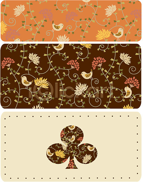 사람없음 EPS 일러스트 템플릿 꽃 꽃무늬 꽃백그라운드 꽃잎 덩굴 동물 디자인 모양 무늬 문양 물방울무늬 백그라운드 세잎클로버 세트 식물 잎 조류 줄기 컬러풀 클로버 패턴